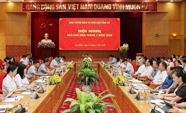Hội nghị Báo cáo viên tháng 7 năm 2026