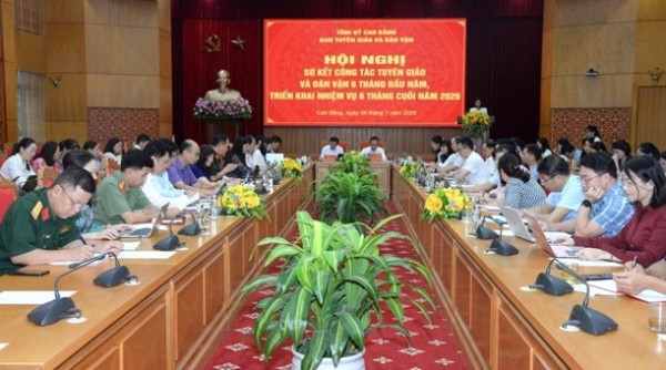 Hội nghị sơ kết công tác tuyên giáo và dân vận 6 tháng đầu năm, triển khai nhiệm vụ 6 tháng cuối năm 2026