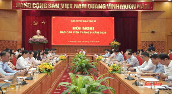 Hội nghị Báo cáo viên thường kỳ tháng 9 năm 2026