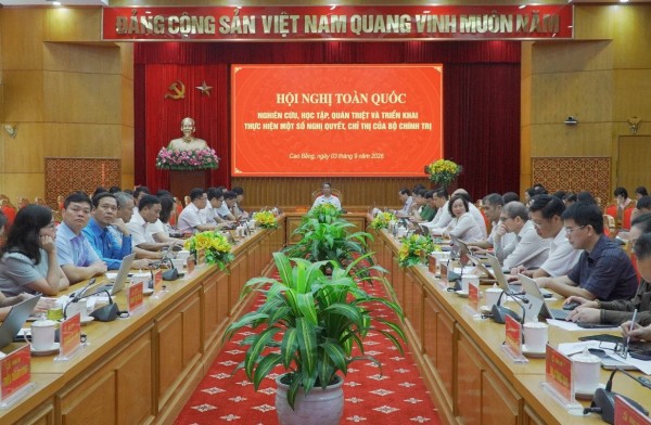 Hội nghị toàn quốc nghiên cứu, học tập, quán triệt và triển khai thực hiện một số Nghị quyết, Chỉ thị của Bộ Chính trị