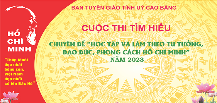cuộc thi tìm hiểu chuyển đề "Học tập và làm theo tư tưởng, đạo đức, phong cách Hồ Chí Minh" năm 2023