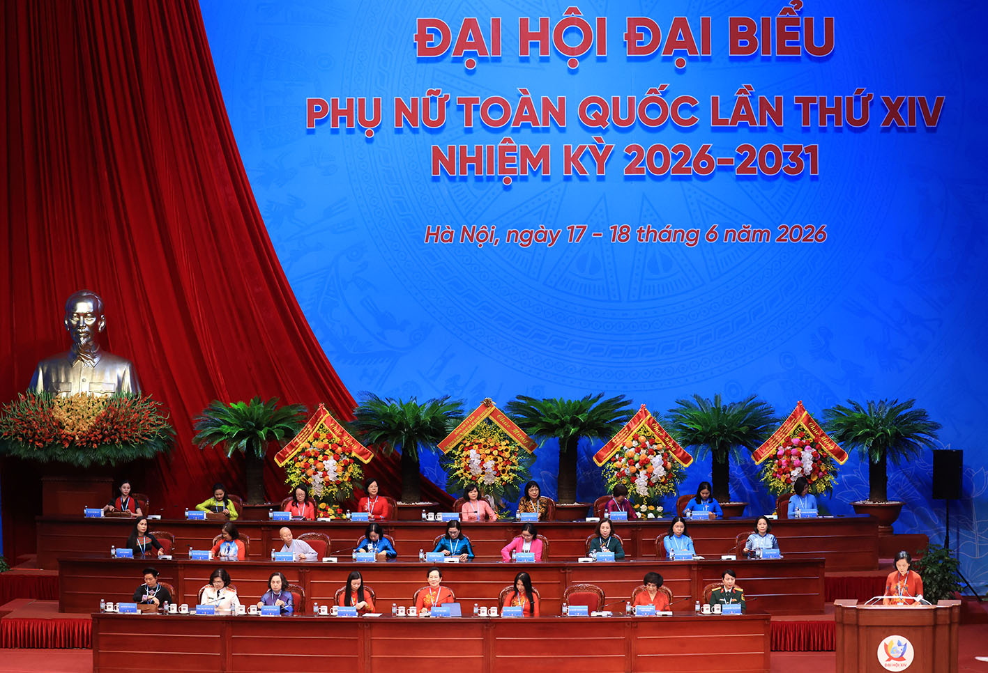 Khai mạc Đại hội đại biểu Phụ nữ toàn quốc lần thứ XIV: Khơi dậy tiềm năng, khát vọng cống hiến của phụ nữ Việt Nam