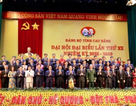 Đại hội Đảng bộ tỉnh Cao Bằng lần thứ XX