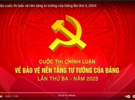 Cuộc thi chính luận về bảo vệ nền tảng tư tưởng của Đảng lần thứ ba, năm 2023